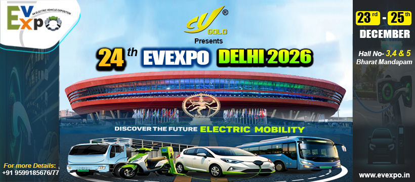 24TH EVEXPO Delhi 2026 Banner for EVEXPO