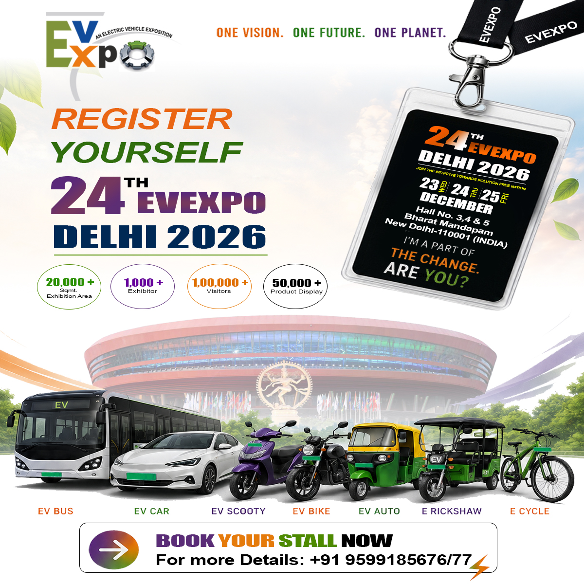 Registration Post for 24th Evexpo Delhi 2026