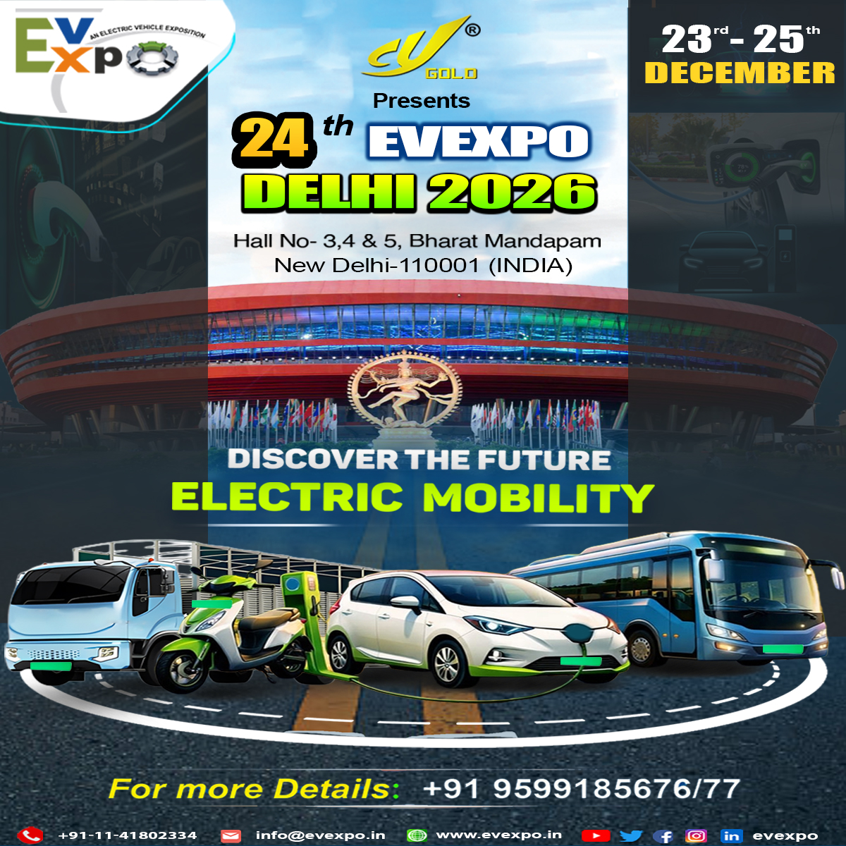 24th Evexpo Delhi 2026